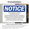 Signmission Vehicles Subject To Search By Entering This, 7 in W x Rectangle, Vinyl Decal OS-2PACK-NS-D-57-L-18865 - alternate 3